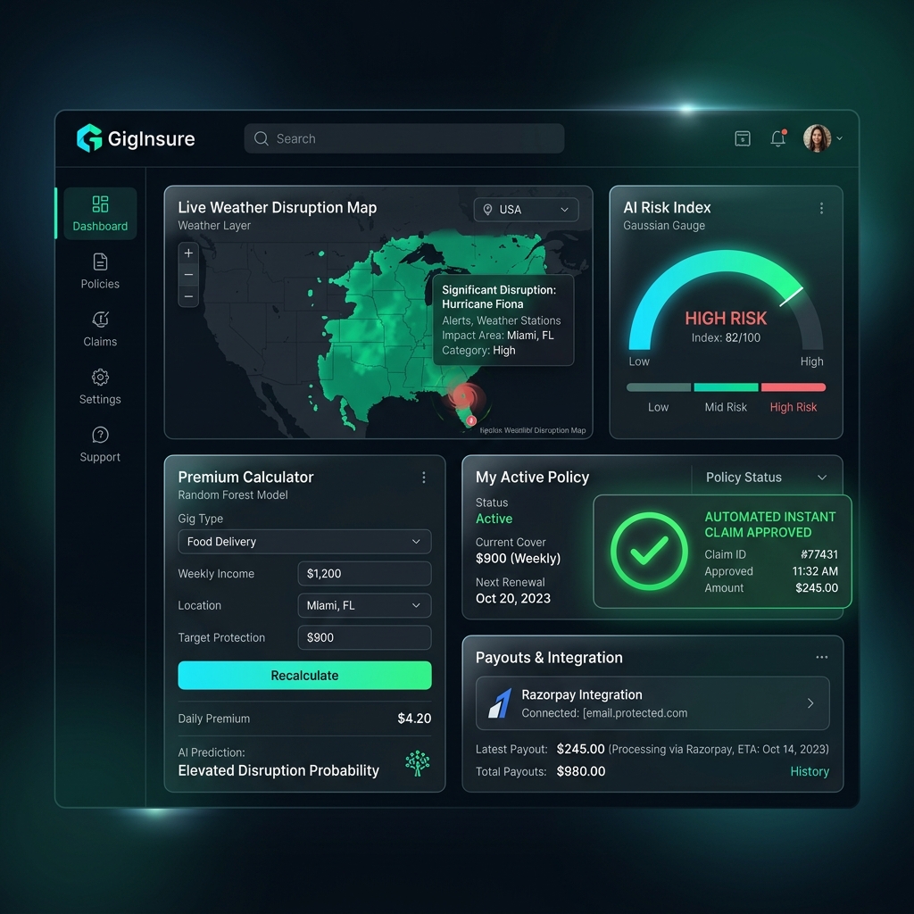 GigInsure - AI-powered Parametric Income Protection